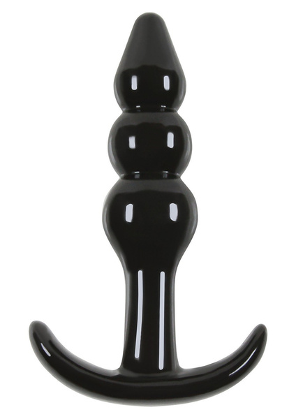 Jelly Rancher Ripple T-Plug Black anal plug