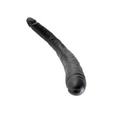 King Cock 16" Tapered Double Dildo Black