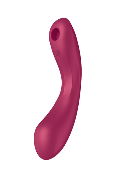 Багатофункціональний вібратор Curvy Trinity 1 червоний Satisfyer