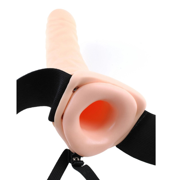Pusty Strap-on Hollow Strap On 8" Flesh Fetish Fantasy Series