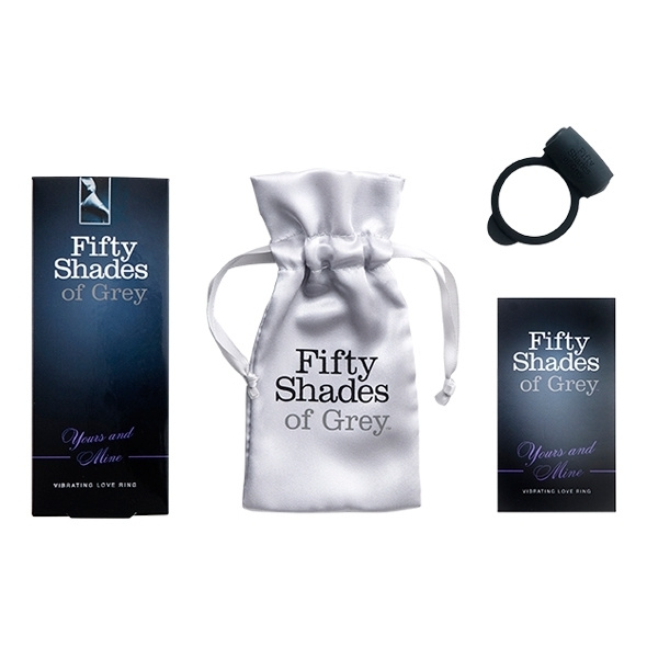 Вібруюче еректильне кільце FSoG Yours and Mine під знаком Fifty Shades of Grey