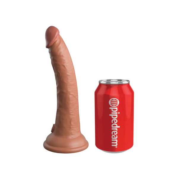 Ділдо 18 См King Cock Elite Dual Density Silicone Cock Tan Pipedream