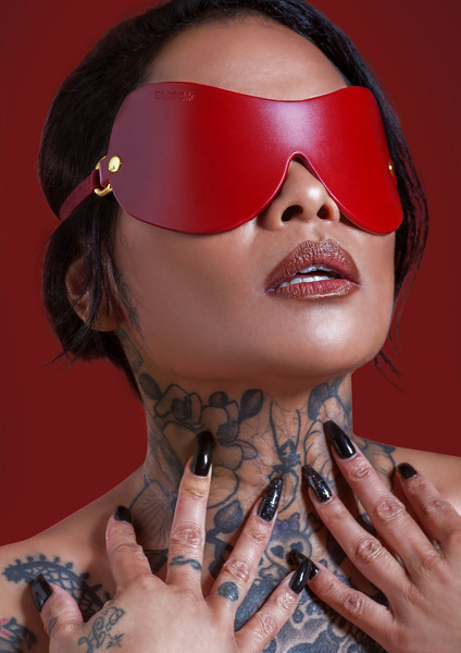 Wegańska Skórzana Opaska Na Oczy Avantgarde Blindfold Taboom