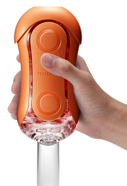 Masturbator Flip Orb Sunset Orange Tenga