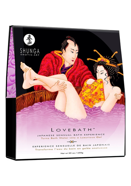 Засіб, що перетворює воду на желе з ароматом лотоса Lovebath Sensual Lotus Shunga