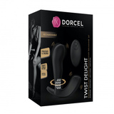 Stymulujący i wibrujący korek Dorcel Twist Delight