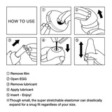Elastyczny mini masturbator jajko Tenga Egg Wonder Wind EGG-W01