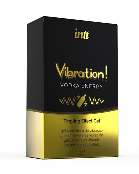 Стимулюючий охолоджуючий гель Vibration! Vodka 15 Ml intt