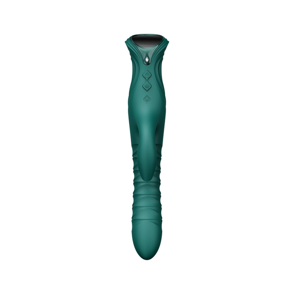 Вібратор кролик Mose 2 Turquoise Green Zalo