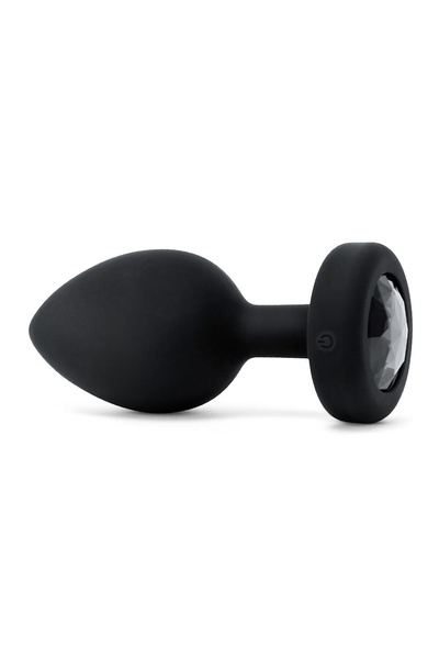 Анальний пробка Vibrating Jewel Plug Xxl Black b-Vibe