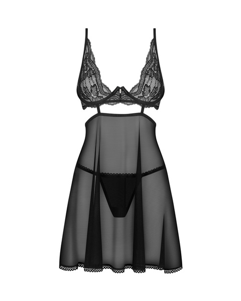 Nutris babydoll i stringi XL/2XL Obsessive