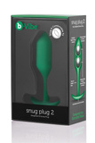 Анальний пробка Snug Plug 2 Green b-Vibe