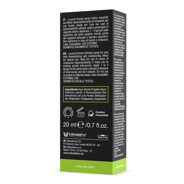 IntimateLine spray opóźniający wytrysk Kronos Delay Spray 20ml
