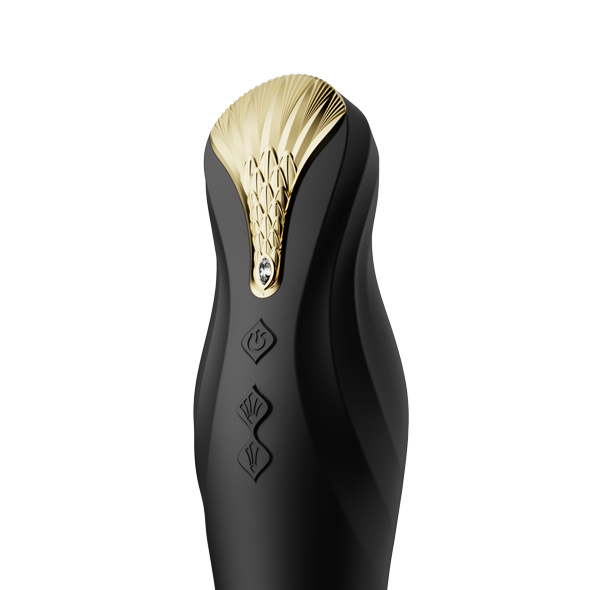 Wibrator Zalo King Vibrating Thruster Obsidian Black