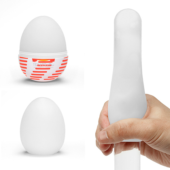 Elastyczny mini masturbator jajko Tenga Egg Wonder Tube EGG-W04