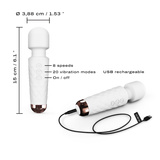 Wibrator różdżka Mini Wanderful White Dorcel