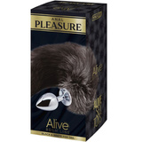 Korek Analny Lisi Ogon Black & White Fox Tail S Alive