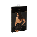 Спідниця F341 Corset Mini Skirt L Noir Handmade