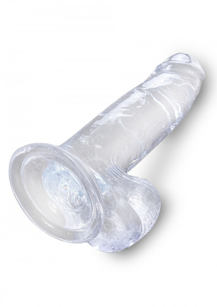 7 Inch Cock With Balls Transparant King Cock