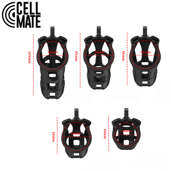 Пас цноти Guardian Chastity Cage Black Size 1 CELLMATE