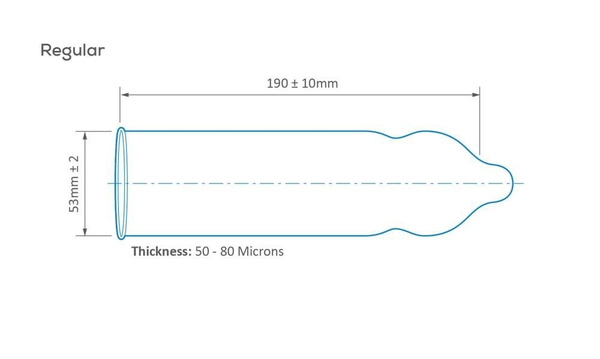 Prezerwatywy Lateksowe O Anatomicznym Kształcie Regular 3 Szt. Pasante