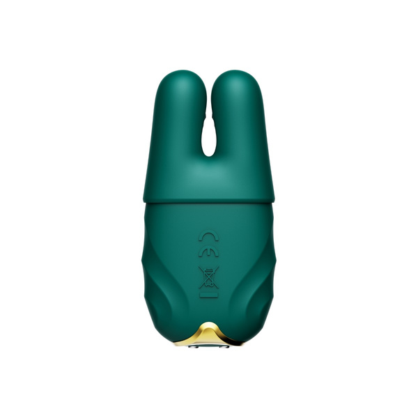 Вібруючі Затискачі На Соски Nave Turquoise Green Zalo