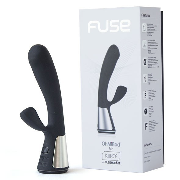 Wibrator króliczek OhMiBod Fuse for Kiiroo Black 