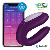 Satisfyer Double Joy Violet incl. Bluetooth and App