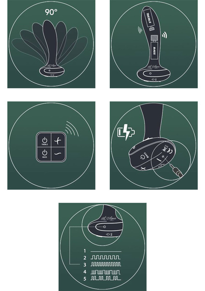 Гнучка Анальна Заглушка З Пультом Plex With Flex Hot Octopuss