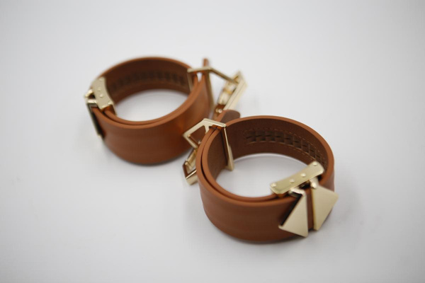 Uprząż Bondage Hogtie Set Brown LOCKINK