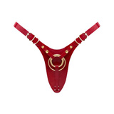 Упряжка Leatherette Harness Fabulous Red Glossy Strap-On-Me
