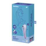 Stymulator łechtaczki Dual Pleasure Mauve with App Satysfyer