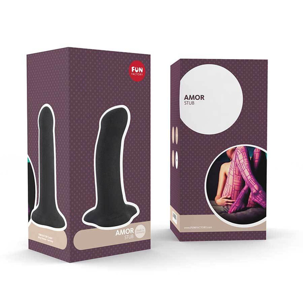 Amor Dildo Czarne Fun Factory