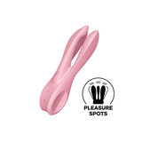 Стимулятор клітора Threesome 1 pink Satisfyer
