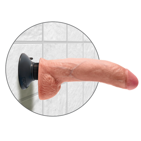 Dildo King Cock with Bals Pipedream 9 Light
