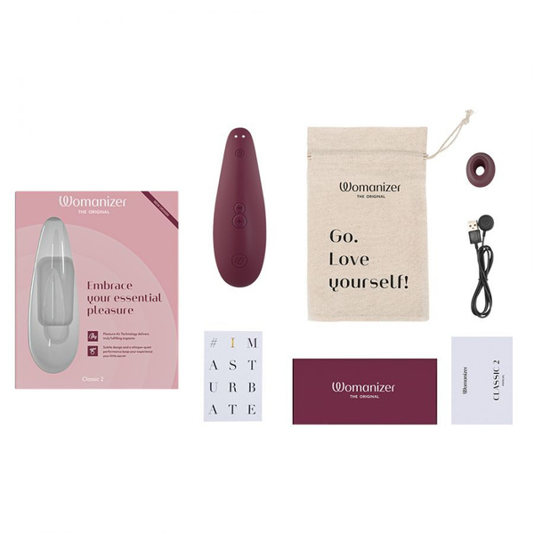 Stymulator Łechtaczki Classic 2 Bordeaux Womanizer