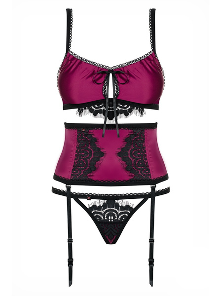 861-SEG-5 3-piece set pink L/XL