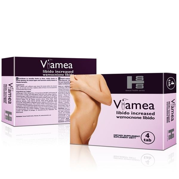 Viamea Suplement Diety Zwiększający Libido 4Tabletki SHS