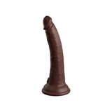 Dildo 18cm King Cock Elite Dual Density Silicone Cock Brown