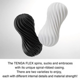 Masturbator Flex Rocky Black Tenga