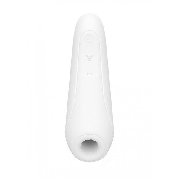 Stymulator łechtaczki Satisfyer Curvy 1+ White with App