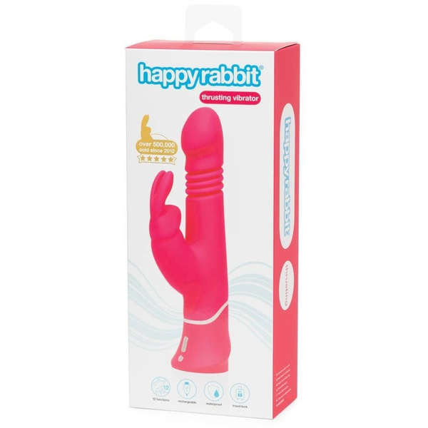 Wibrator Króliczek Thrusting Rabbit Pink Happy Rabbit