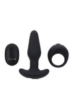 Zestaw Korek Analny I Pierścień Erekcyjny Teamwork Gender X