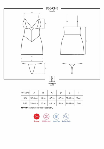 866-CHE-1 chemise S/M