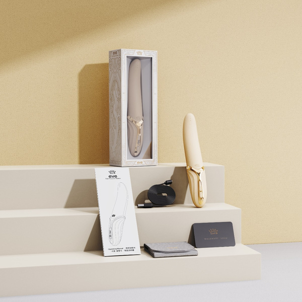 Оральний вібратор Eva Ivory White Zalo
