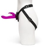 Happy Rabbit Rechargeable Vibrating Strap-On Harness Set Purple