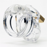 Poliwęglanowy pas cnoty CB-X Mini Me Chastity Cage Clear