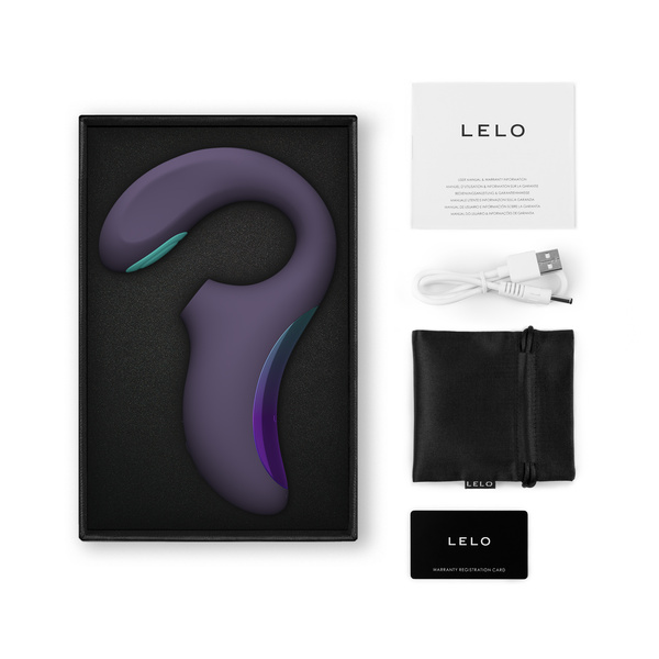 Lelo podwójny wibrator soniczny ENIGMA Double Sonic Cyber Purple
