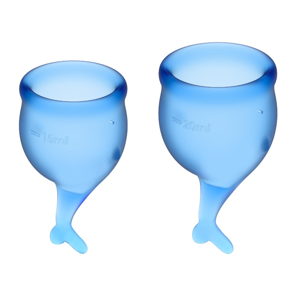 Kubeczki menstruacyjne Satisfyer Feel Secure Menstrual Cup Set 