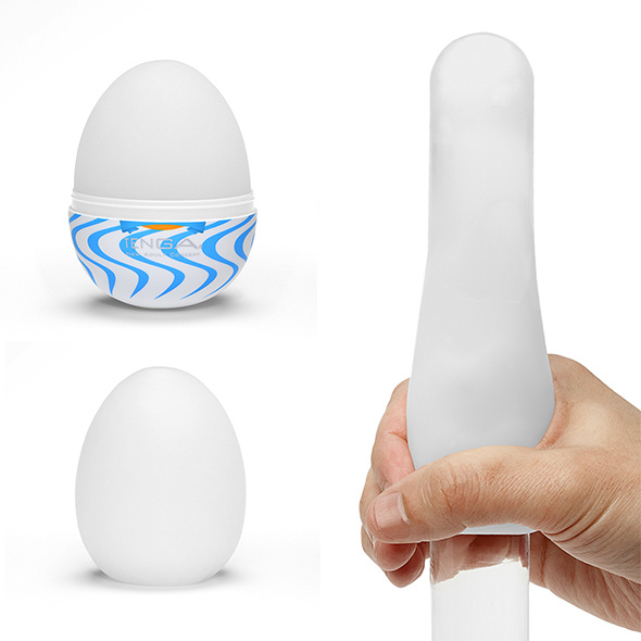 Elastyczny mini masturbator jajko Tenga Egg Wonder Wind EGG-W01